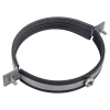 Хомут для воздуховода с резиновой прокладкой, гайка М8, 125мм