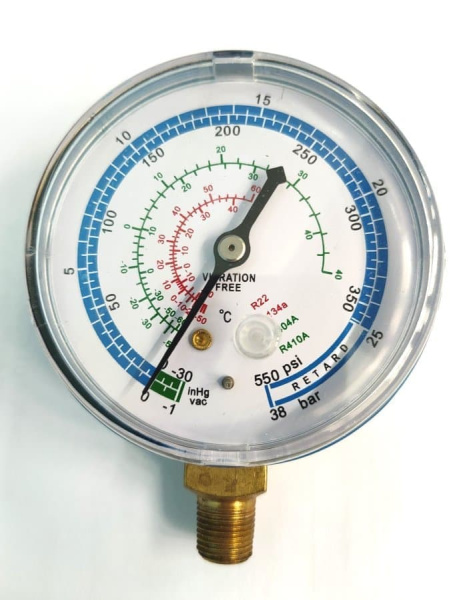 Мановакуумметр DSZH WK-6808L 68мм (R22/134/404/410)
