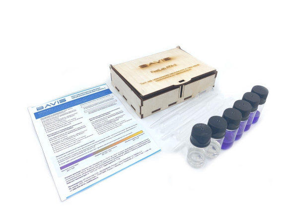 Тест кислотности и типа масла BAVIS FastLab AT4-2 (4шт кислотность, 2шт тип масла, в кейсе)