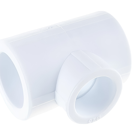 Тройник редукционный Valfex 32/25/32 белый