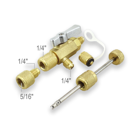 Вентиль для замены золотников под давлением Super Stars ST-VA1  1/4" и 5/16" SAE