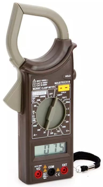 Клещи - мультиметр цифровой Mastech M266C