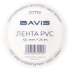 Лента BAVIS PVC белая 50мм x 25м самоклеящаяся