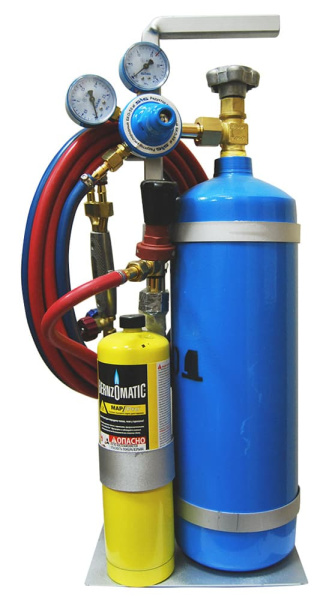 Переносной сварочный пост ПГСП-5/0.5 Ш (кислород 5 л / MAPP-газ)