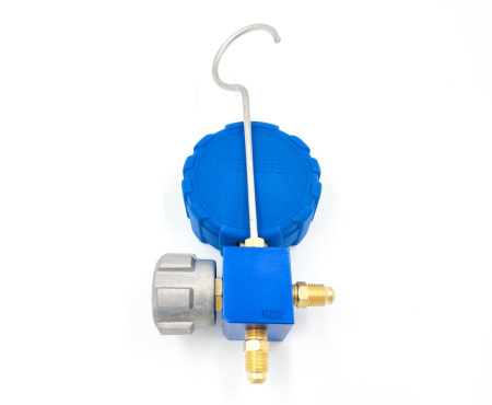 Манометрический коллектор Value VMG-1-S-L (R22, R134a, R407C, 410А; 1 вентильный, смотровое стекло, манометр низкого давления 68мм; без шлангов)