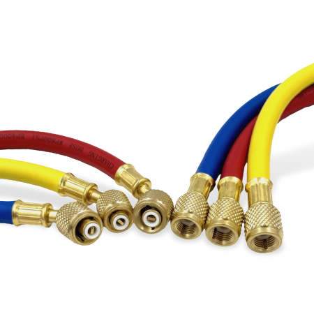 Заправочные шланги Value VRP-U-RYB  R-410 (0.9m) набор 3шт, до 55 Bar