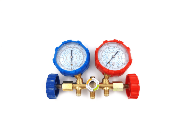 Манометрическая станция FavorCool CT-536G - R22/134/404/410; 2 вентильный, шланги 0,9м SAE 1/4"