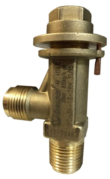 Предохранительный клапан BC-SV-12-28N 1/2"NPTх5/8"SAE с паспортом