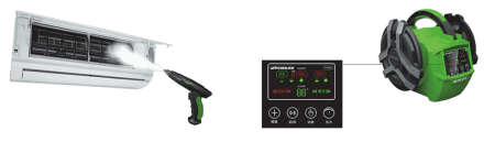 Мойка для внутренних и внешних блоков кондиционеров WIPCOOL C30S с функцией пара