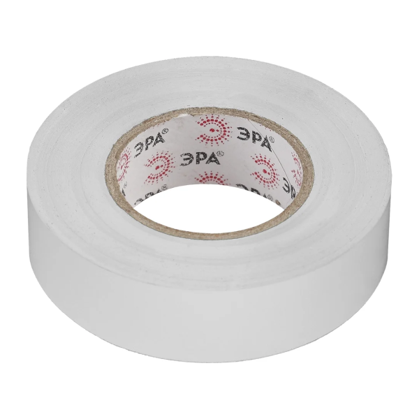 Изолента ПВХ Эра 15мм х 20м, белая