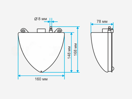 Помпа дренажная BAVIS Tank H-40 накопительная 0.25л, 40 л/ч, 19 Дб