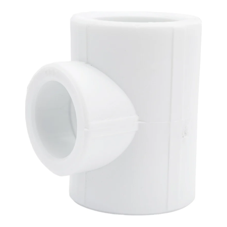 Тройник редукционный Valfex 40/32/40 белый