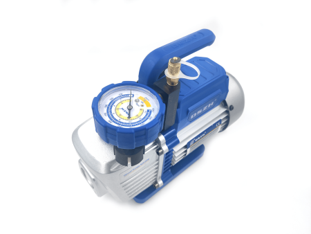 Вакуумный насос DSZH WK 135SV (1ст., 100 л/мин, 8.0 кг, вакуумметр, соленоидный вентиль)