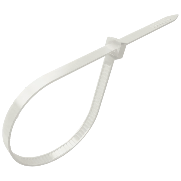 Хомут нейлоновый 3.6мм х 200мм, БЕЛЫЙ, упаковка 100шт.