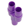 Тройник дренажный PROFcool Ø16мм Y образный (фиолетовый)