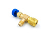 Вентиль с нажимом на ниппель FC-34 (HC-1222) 1/4" / 1/4" SAE, до 20 bar