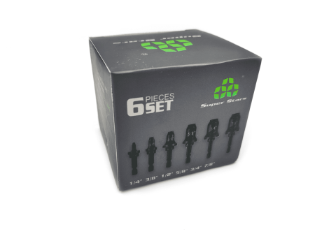 Super Stars ST-E900F - 1/4", 3/8", 1/2", 5/8", 3/4" набор насадок для развальцовки трубы