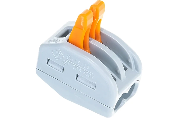 Соединительная клемма WAGO 222-412 (б/пасты на 2 провода)