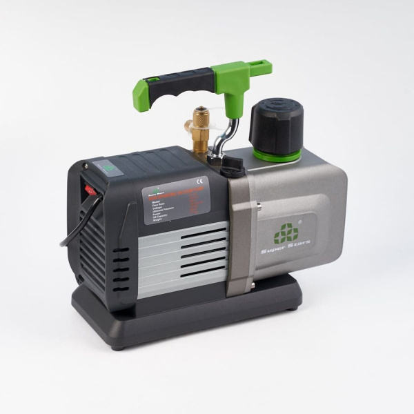 Вакуумный насос Super Stars ST-4S (1ст., 127 л/мин, 16 Па, 4.7 кг, вакуумметр, соленоидный вентиль)