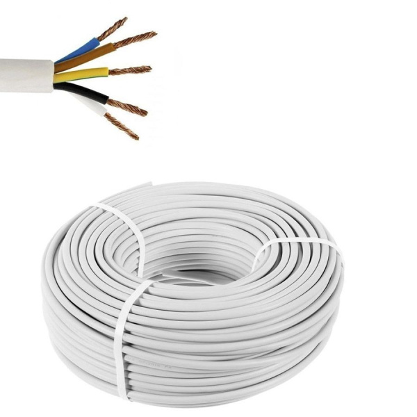 Провод ПВС 5х1.5 ТУ, бухта 100м