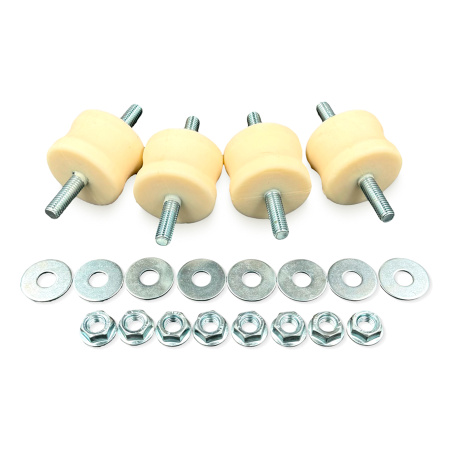 Антивибрационные опоры AVP 60W (4 шт, до 60кг на комплект, белые)