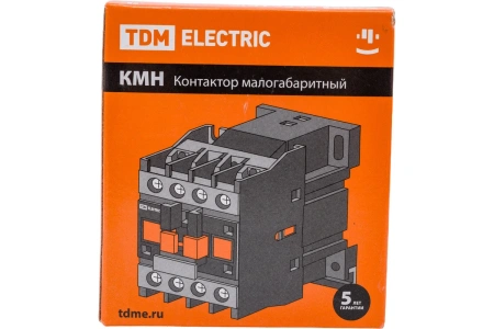 Контактор TDM КМН-11210 12А 230В/АС3 1НО