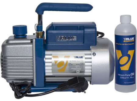 Вакуумный насос Value VE125N (1ст., 70 л/мин, 20 Па, 7.1 кг)