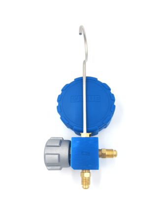 Манометрический коллектор Value VMG-1-S-L (R600, R600A, R290; 1 вентильный, смотровое стекло, манометр низкого давления 68мм; без шлангов)