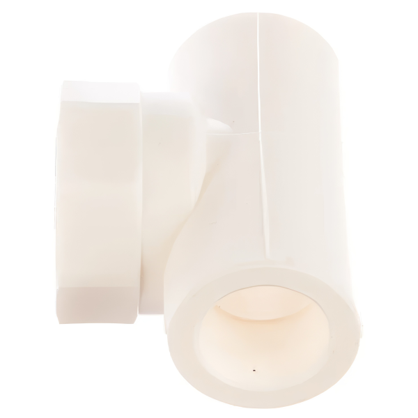 Тройник переходной Valfex с внутренней резьбой 25х3/4"х25 белый