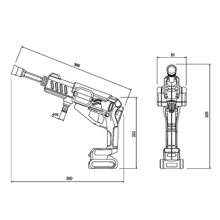 Мойка для внутренних и внешних блоков кондиционеров WIPCOOL С25 (ручная с аккумулятором)