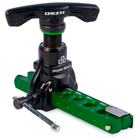 Вальцовка эксцентриковая Ballu Super Stars ST-806FT-L (1/4" - 3/4"; 6 - 19мм; облегченная, с ограничителем подачи трубы; с труборезом и риммером в кейсе)