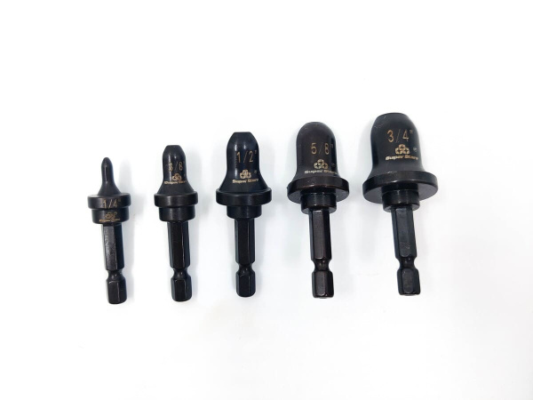 Super Stars ST-E900F - 1/4", 3/8", 1/2", 5/8", 3/4" набор насадок для развальцовки трубы