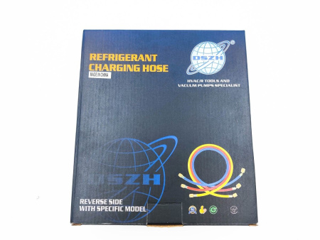 Заправочные шланги DSZH-360-RYB набор 3шт по 1.5м, 1/4" SAE, до 34 бар