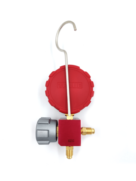 Манометрический коллектор Value VMG-1-S-H (R22, R134a, R410A, R407C; 1 вентильный, смотровое стекло, манометр высокого давления 68мм; без шлангов)