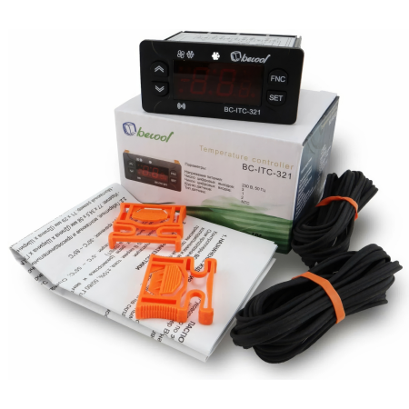 Контроллер Becool BC-ITC-321 ( 3 реле / 2 датчика / 230B)