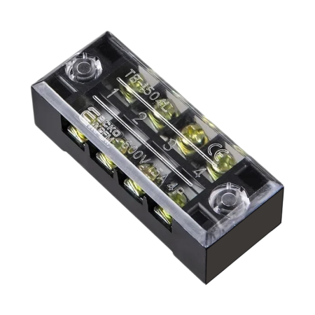 Блок зажимов TDM ТВ-1504 (4 пары, 15А)