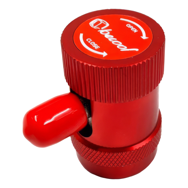 Быстросъёмная муфта Becool ВД с вентилем А/С 1/4" SAE 90° BC-QH