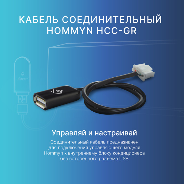 Кабель соединительный HOMMYN HCC-GR для Wi-Fi